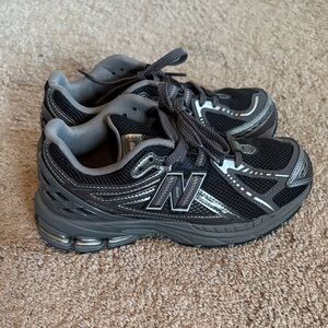 New Balance Charcoal and Silver 1906 Running Shoes